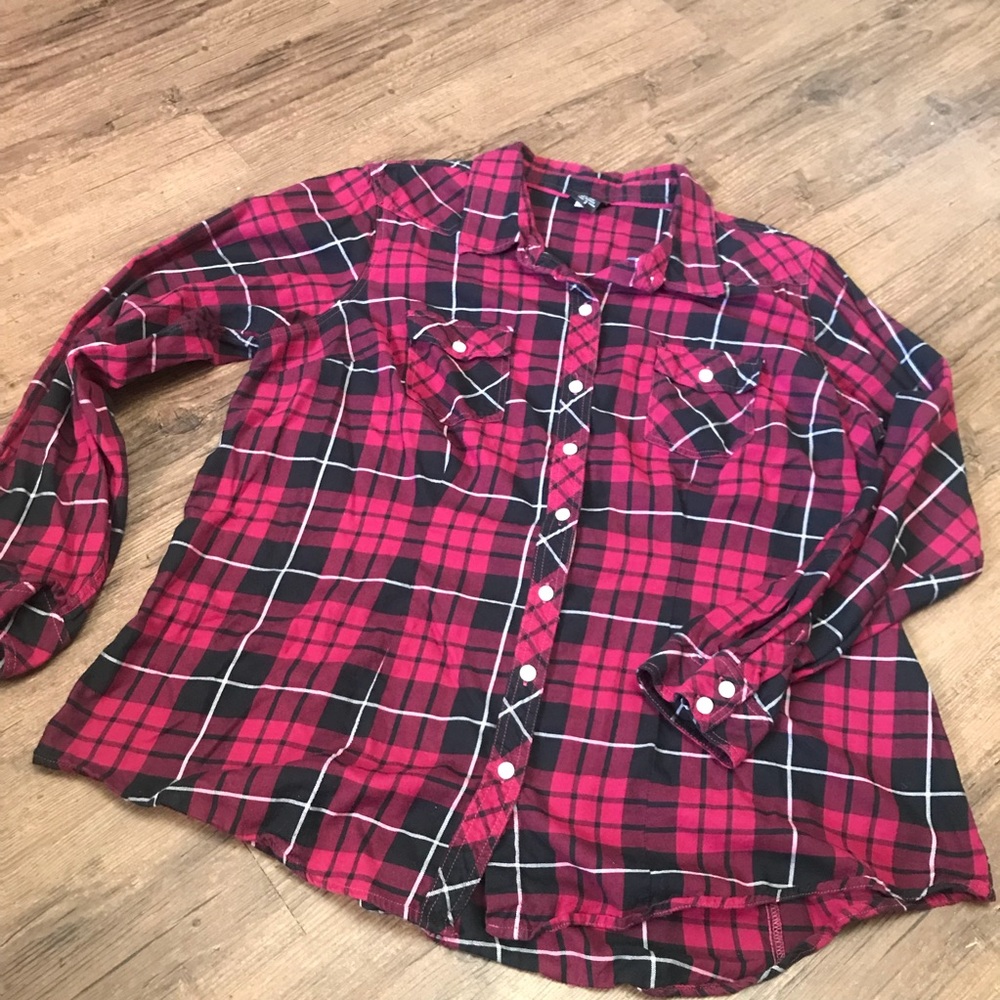 Torrid plaid shirt